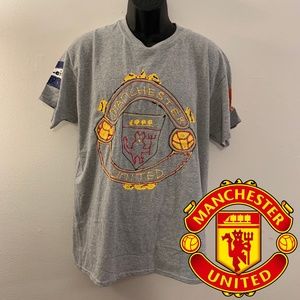 Manchester United Handpainted T Shirt Large UNIQUE